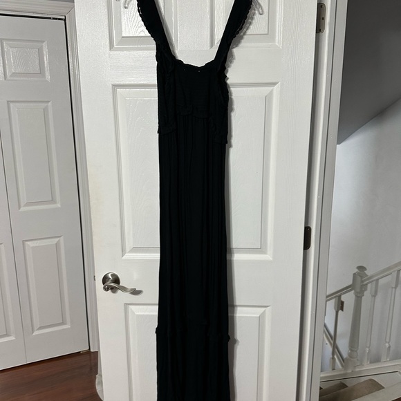 Hippie Rose Boho Flounce Hem Maxi Tank Dress - Picture 7 of 15